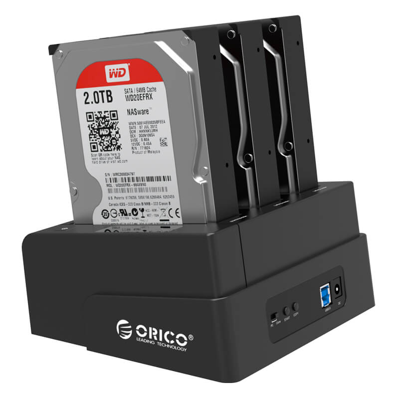 ORICO 2.5 & 3.5 inch SATA2.0 USB3.0 1 to 2 Clone External Hard