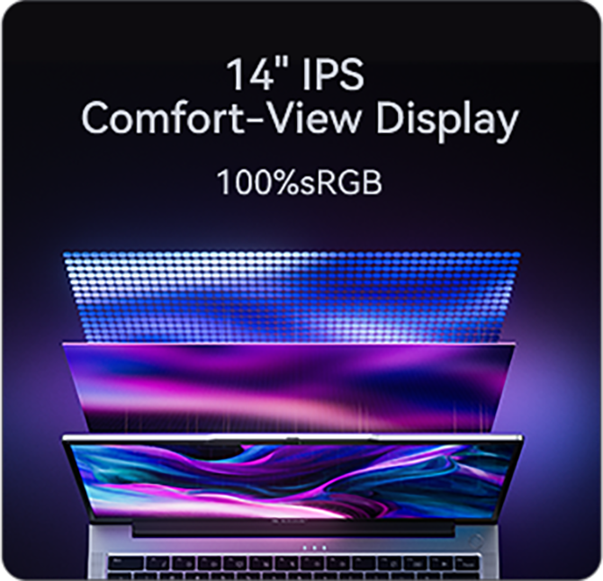 14"IPS Comfort-View Display