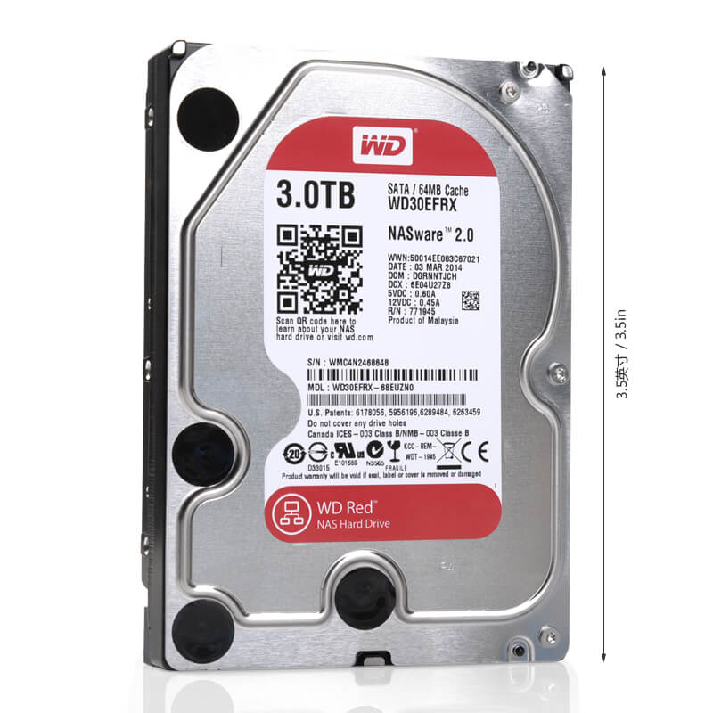 ORICO 3.5 inch 3TB WD Red