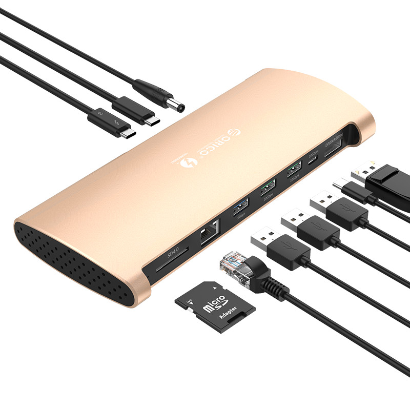 Thunderbolt 3 Aluminum Alloy Docking Station|orico