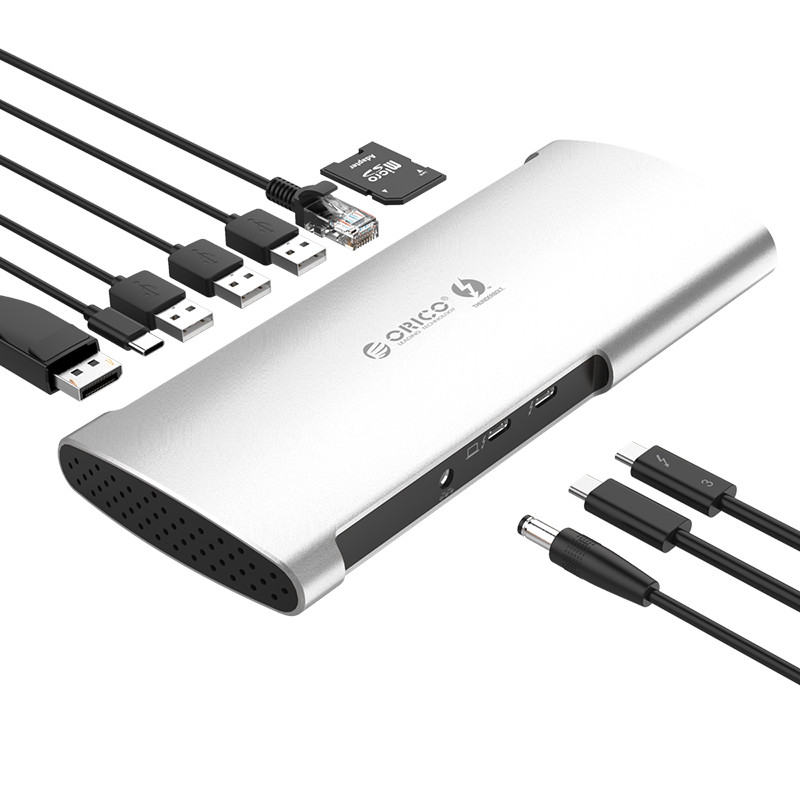 ORICO TB3-S1 Thunderbot 3用 ドッキングステーション Amazon | ORICO Thunderbolt 3 ドッキングステーション 8in1 usb