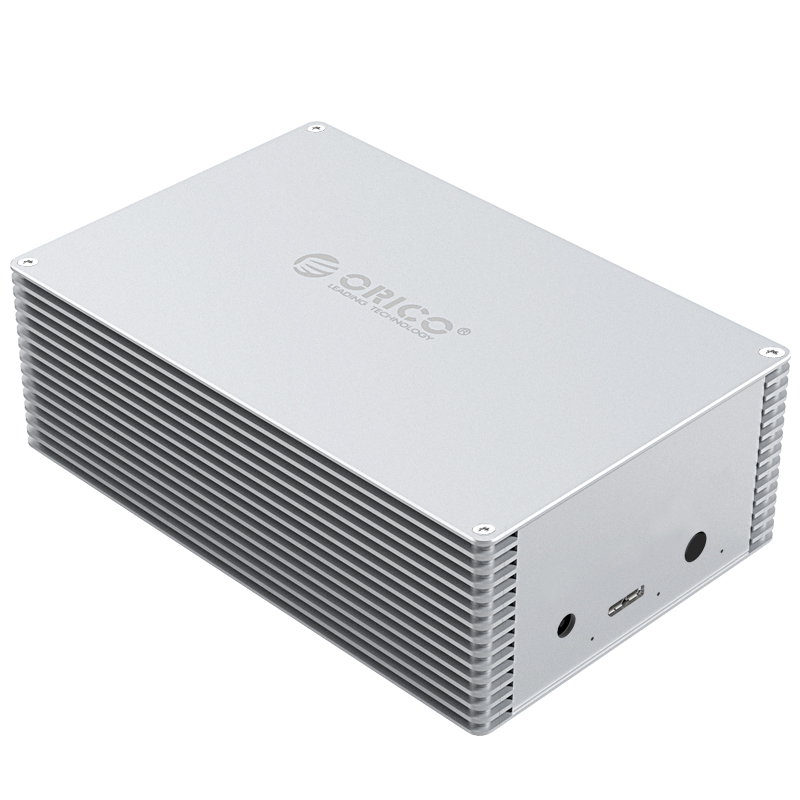 ORICO 3.5 inch Dual Bay Aluminum Alloy USB3.0 Hollow Hard Drive