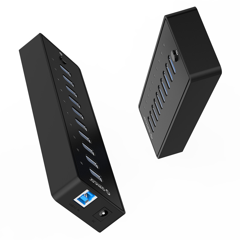 ORICO 10 Port USB 3.0 Hub Unboxing, Overview, Teardown, Test