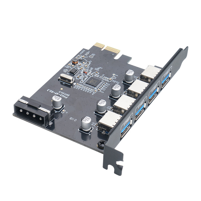 Orico PME-4U 4-Port USB3.0 PCI-E Expansion Adapter Card 