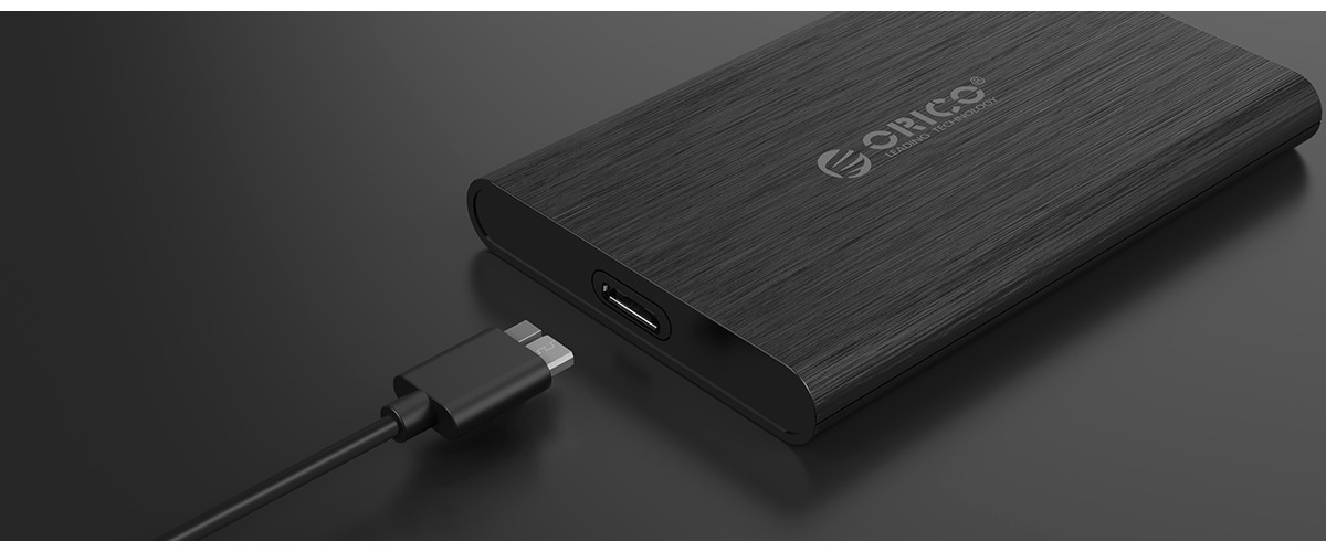 ORICO Case HDD 2.5 SATA USB 3.0, Anti-Impronta Digitale Case Hard
