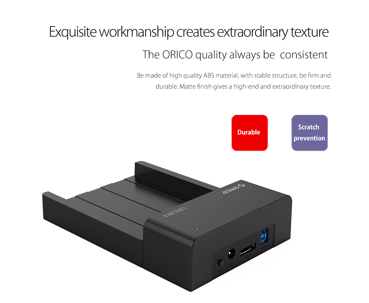 ORICO USB3.0 & eSATA 2.5 & 3.5 inch Hard Disk Drive Docking