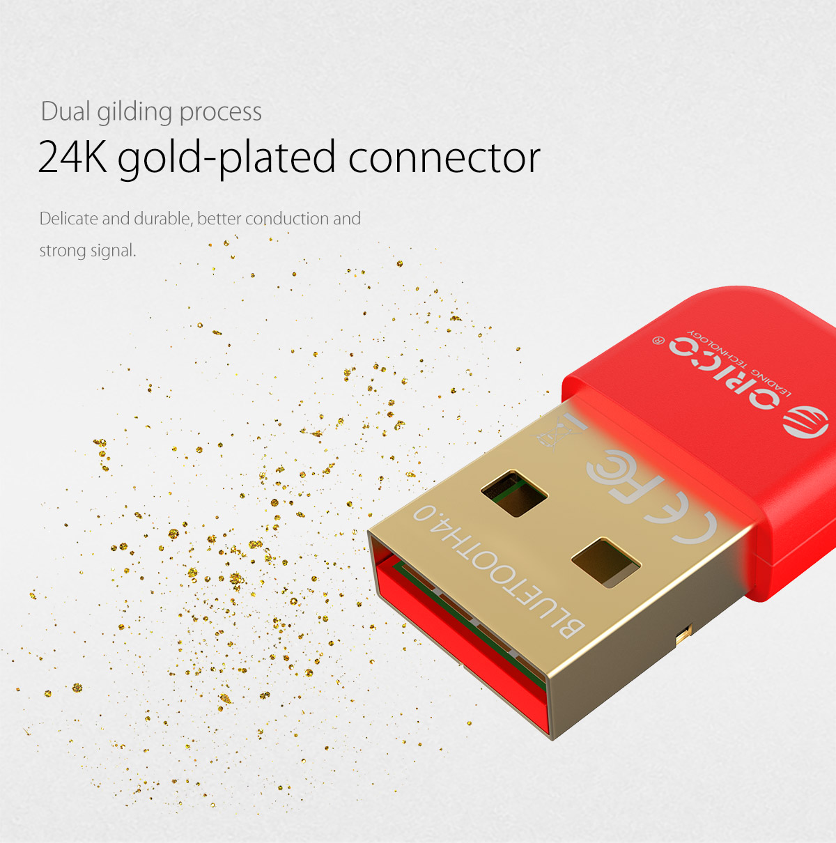 ORICO-Adaptateur USB sans fil compatible Bluetooth, Dongle 4.0