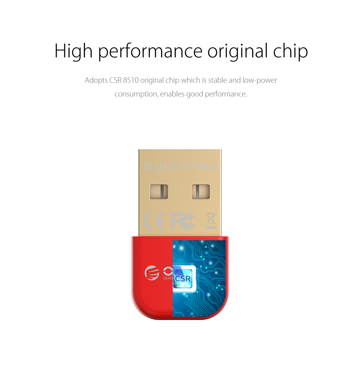 ORICO-Adaptateur USB sans fil compatible Bluetooth, Dongle 4.0