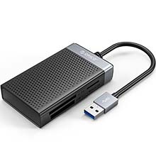 Lecteur de carte USB 3.0 6 en 1 - Gris - Orico