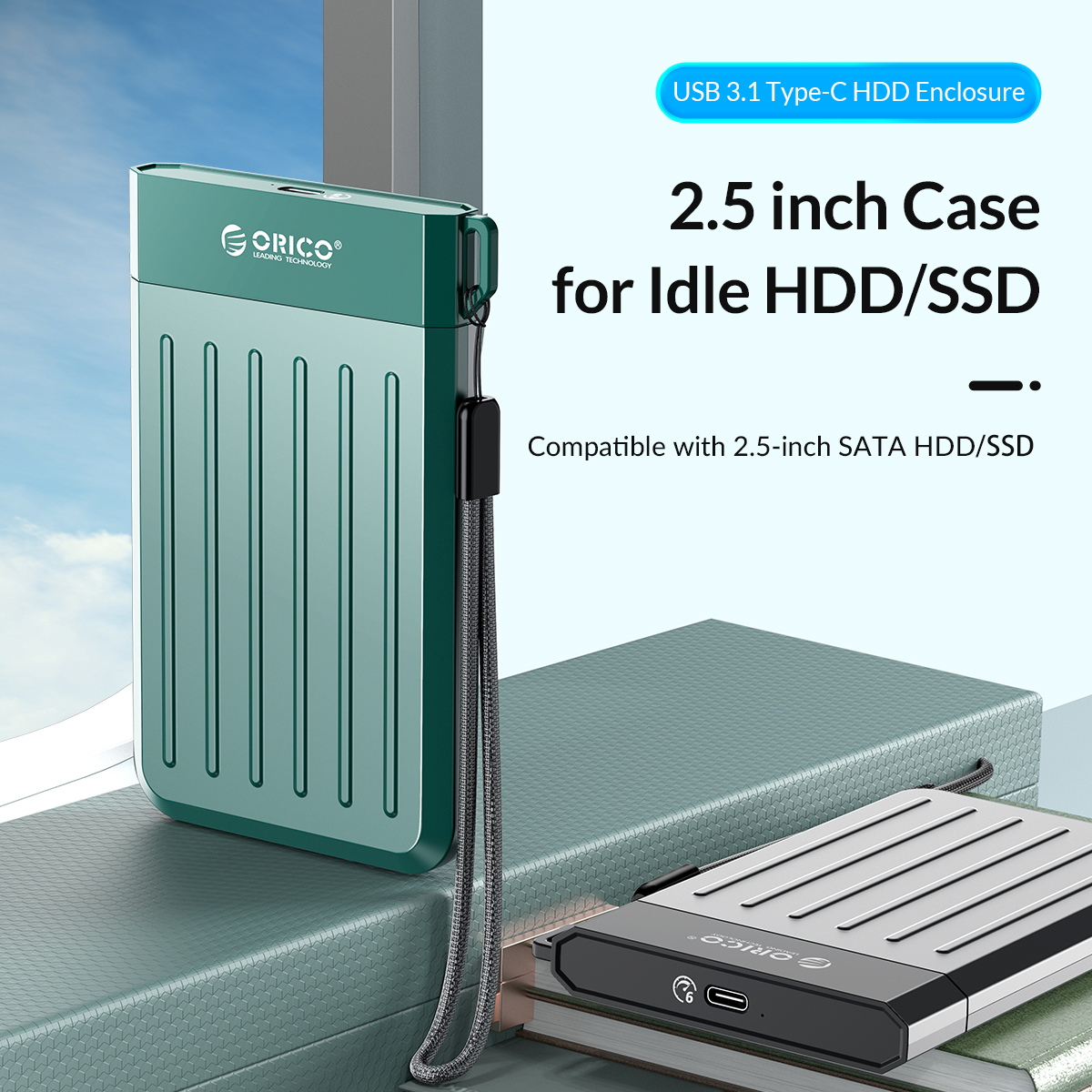 Orico Usb C Hard Drive Enclosure Usb 3.1 Gen 1 To Sata - Temu