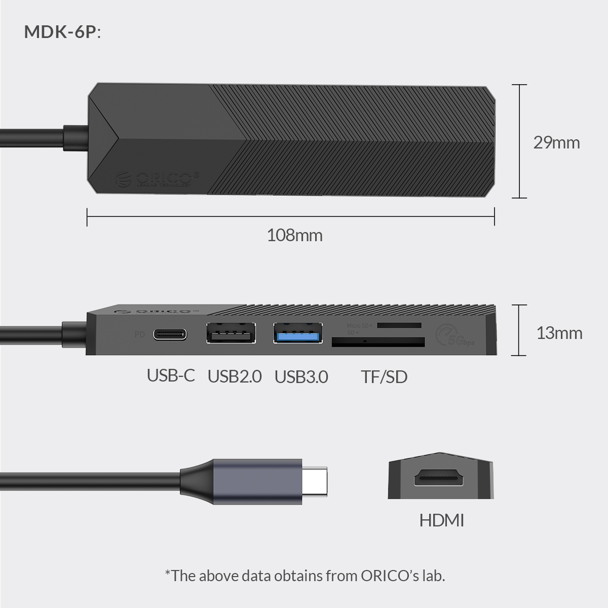 Multi-function Type-C Docking Station - Orico