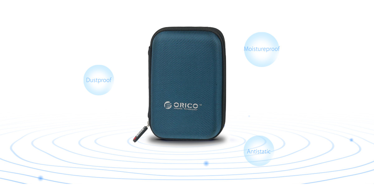ORICO PHB-25 2.5 2,5 Zoll Schutz Tasche für Externe Portable HDD Box  Case-Blau/