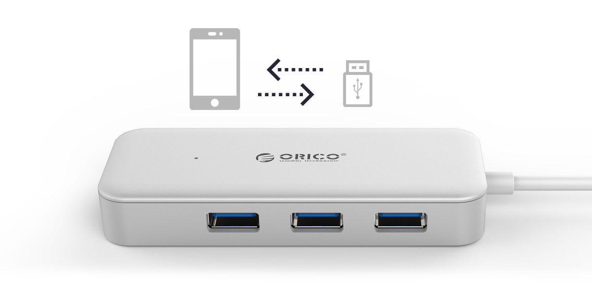 ORICO USB3.0 Hub with Gigabit Ethernet Converter (HR01-U3)